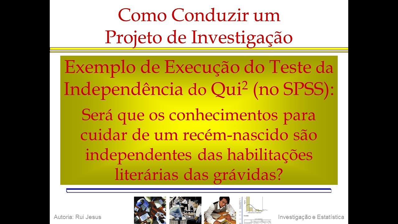 Exemplo De Execu o Do Teste Da Independ ncia Do Qui Quadrado no SPSS