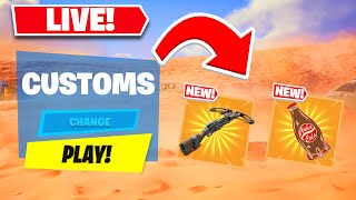 🔴 FORTNITE NEW SEASON 3! CUSTOMS SCRIMS FASHION SHOW HIDE AND SEEK! CUSTOM MATCHMAKING EU