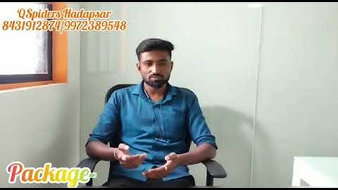 QSPIDERS HADAPSAR STUDENT GOT PLACED AS TRAINEE PROGRAMMER, CONGRATULATIONS ABHISHEK