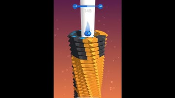 Stack Ball 3D Level 115 Gameplay (iOS,Andriod) #shorts