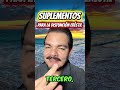 SUPLEMENTOS QUE PUEDEN APOYAR EN LA DISFUNCIÓN ERÉCTIL ⚠️