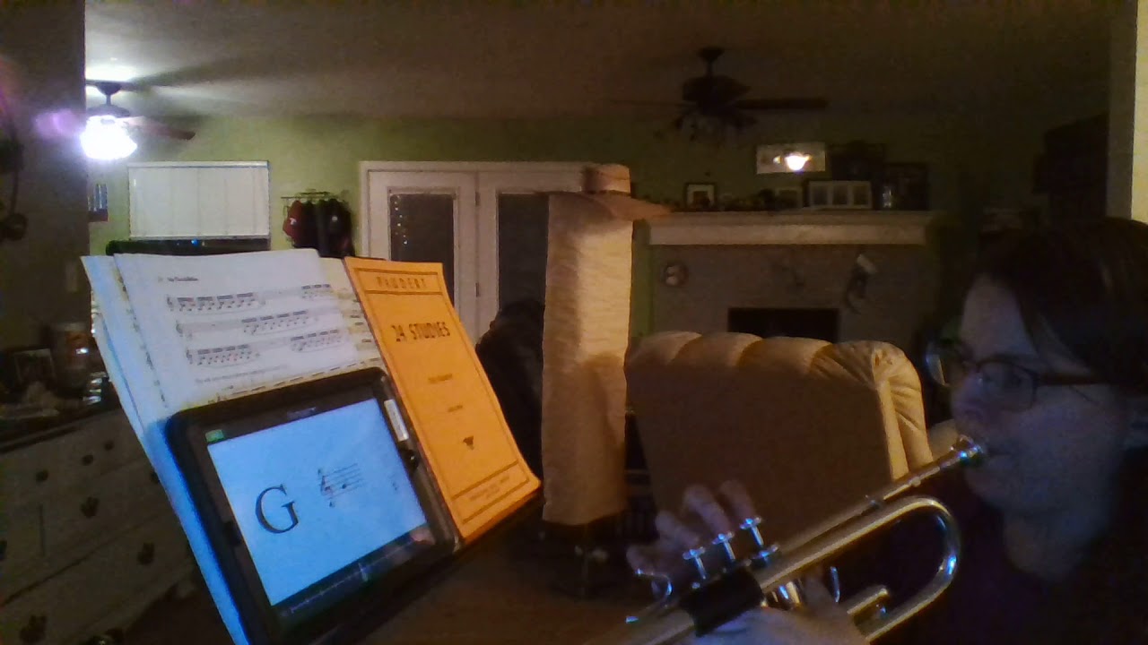 Trumpet Low G scale beginner tutorial (Bandmate chromatic tuner) YouTube