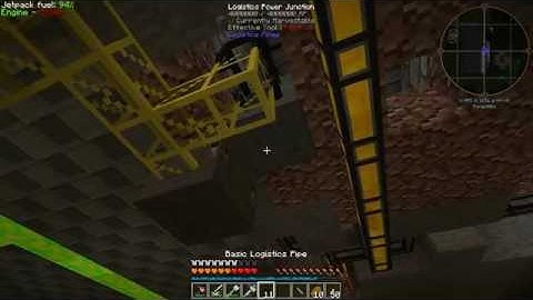 Minecraft: Logistics Pipes: Connecting the Logistics Request Table to Storage Drawers