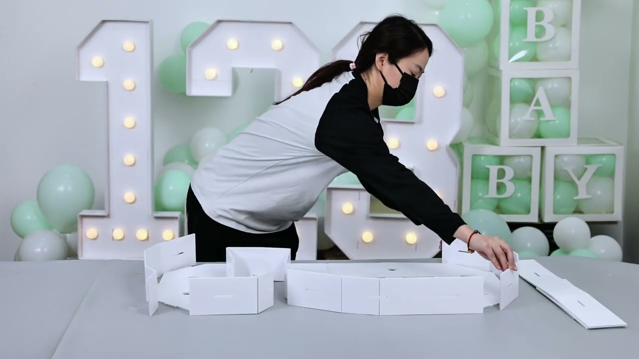 3FT Marquee letter light installation/Tutorial (Number 6) 