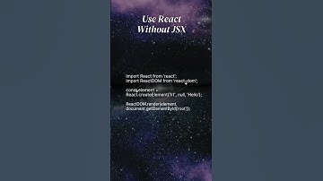 How to Use React Without JSX (Quick Guide) #react #reactfrontend