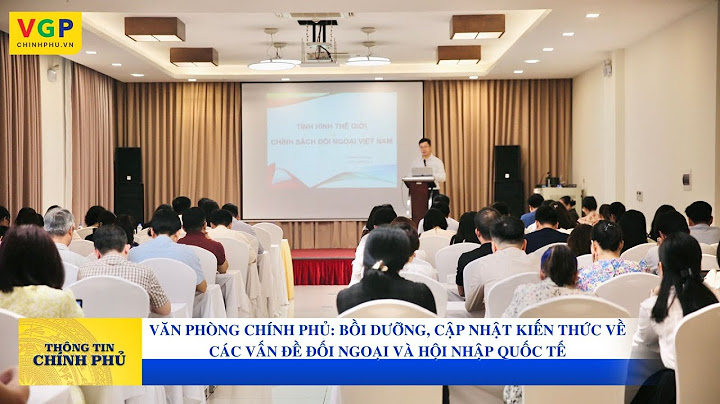 Vụ hợp tác quốc tế văn phòng chính phủ