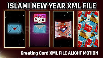 Muharram Coming Soon Alight motion edit| New Xml File Video Editing |Islamic New Year Video editing