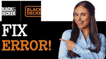 How To Fix Black And Decker Washing Machine E2 Error Code (2025)