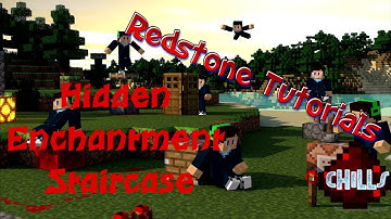 Best, Most compact Hidden Enchantment table staircase by Purpledragonnuke TUTORIAL layer by layer
