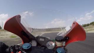 Aprilia RS125 Autodromo Racalmuto Gopro onboard Gyrocam