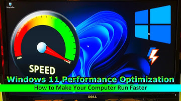 Windows 11 Performance Optimization: How to Make Your Computer Run Faster