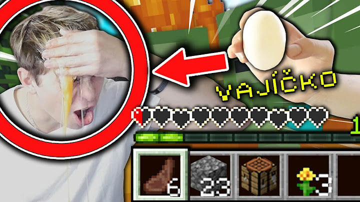 Dostanu VAJÍČKEM PO HLAVĚ, když dostanu HIT v Minecraftu