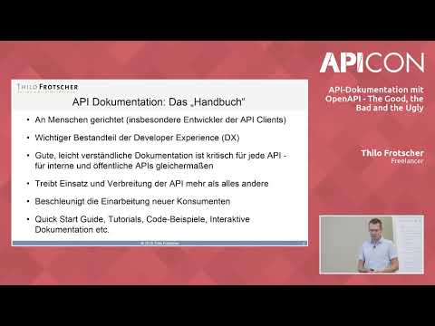 Video: Was sollte in der API-Dokumentation enthalten sein?