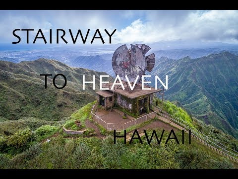 Stairway to Heaven (Haiku Stairs) Hawaii via Drone in 2.5 minutes