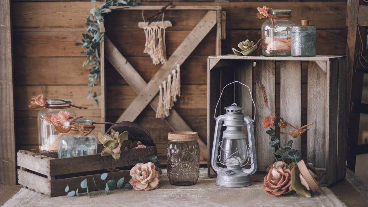 Thrifty Charm Decor Shabby Chic Vintage Rustic Home and Wall Hangings Decor Idea in budget