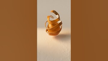 Orange Peel — #loop #satisfying #surreal #digitalart #animation #c4d #cinema4d #3d #abstract #art