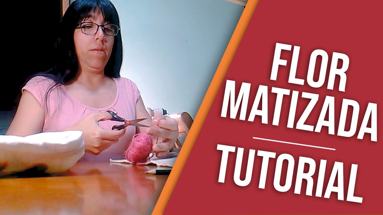 Flor Matizada - Tutorial de Bordado Ayacuchano