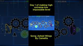 Making a High extreme/low impossible level: Axerot #geometrydash #gaming #gd #robtop #follower