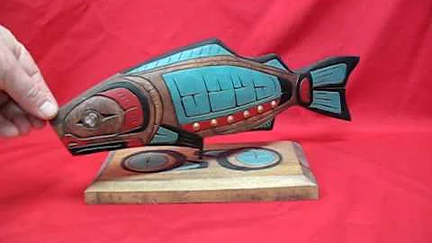 Salmon Carving - Alfred Crocker