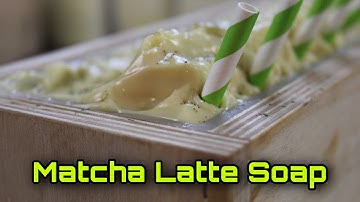 Making Matcha Latte Soap | Heat Transfer Method