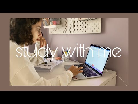 study with me (no music) | benimle sınavlara çalışın (müziksiz) | Benimle 1 Saat Ders Çalış