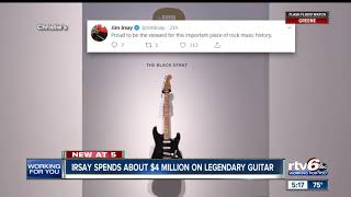 Jim Irsay spends about $4 million on legendary guitar