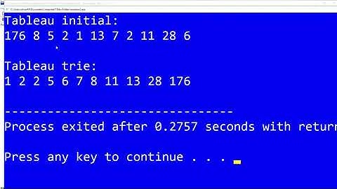 Algorithmique/ Analyse Expérimentale PART2