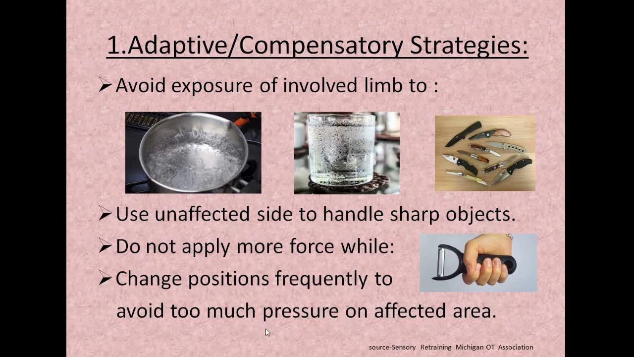 SENSORY REEDUCATION PART1📗adaptive or compensatory strategies YouTube