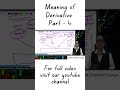Meaning of Derivatives | Part 4 | Strategic Financial Management | CMA Final | CMA Chander Dureja