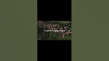 مقطع قرآني قصير " الاية ٩٧ و ٩٨ والاية ٩٩ من سورة الحجر "