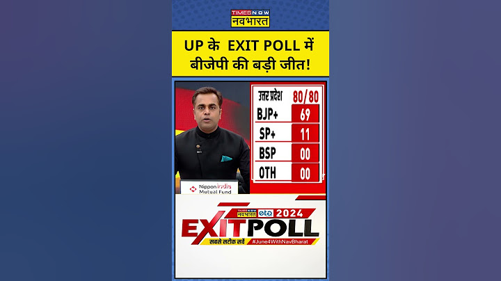 Exit Poll 2024: UP में BJP का जलवा कायम!#short ! PM MODI