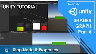 Unity Shader Graph Tutorial  - Step Node & Properties - Ep 4 Health Bar