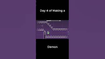 Day 4 of Making a Demon | Geometry Dash #geometrydash #gd #gaming #shorts #gddemon