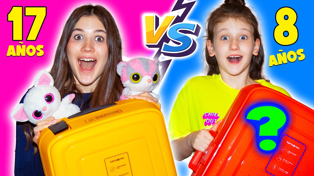 ¿QUE HAY EN NUESTRAS MALETAS de VIAJE? 🌟 ADOLESCENTE VS NIÑA
