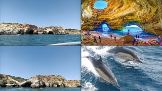 Boat trip Benagil cave & dolphins, Lagos, Portugal. Unveiling Subterranean Beauty. Leave sound on. screenshot 1