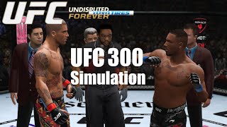 Ufc 300 Simulation Ufc Undisputed Forever With Commentary 