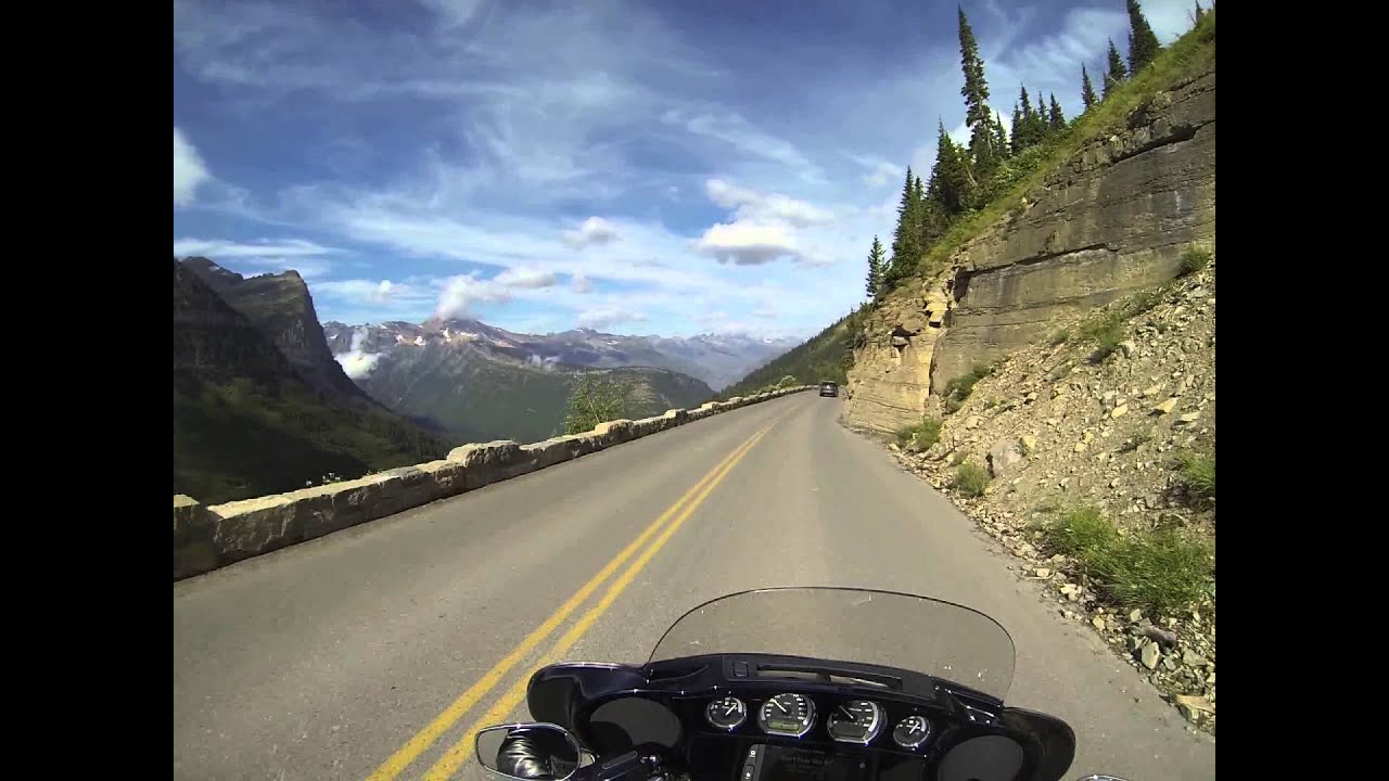 Going to The Sun Road Glacier National Park August 2014 Motorcycle