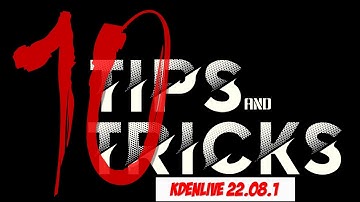 Tutorial: Intermediate video edition, 10 Kdenlive tips and tricks