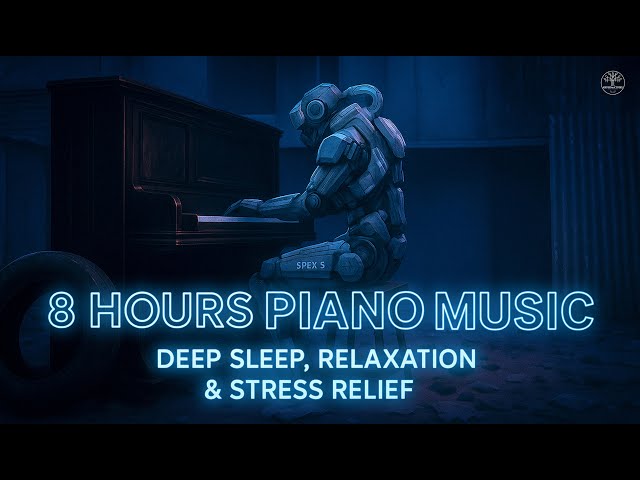 8 Hours Healing Piano Music – Deep Sleep, Relaxation & Stress Relief