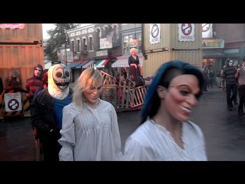 The Purge opening scaremony at Universal Studios Hollywood Halloween Horror Nights 2014