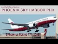 4K Phoenix Sky Harbor Plane Spotting Private 757 and Cardinals 777!