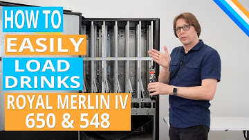 Royal Drink Vending Machine - How to load can and bottle drinks