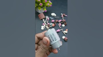 Dc Motor Project | How To Used Dc Motor Rotating Accessories #shorts #dcmotor