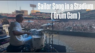 SAILOR SONG - Gigi Perez - DRUM CAM ( Fenway Stadium )