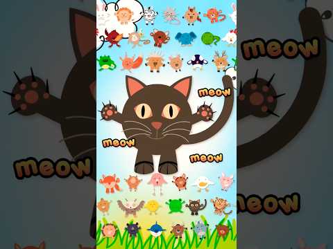 The Animals Sounds with Phonics ⭐️ #phonicsong #animals #nurseryrhymes #animal  #english #Phonics