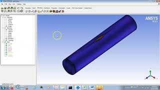 Hexa Mesh Generation For A Pipe With Embedded Blade Part-2