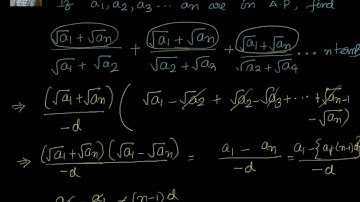 Sequences and Series:   AP  example 2 -  2016 June