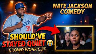 He Should’ve Kept Quiet… But He Didn’t 😭🔥 Nate Jackson Crowd Work 2026
