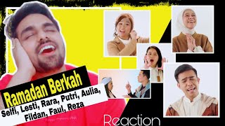 Ramadan Berkah - Selfi, Lesti, Rara, Putri, Aulia, Fildan, Faul, Reza | OfficialMusicVideo REACTION