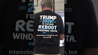 Trump 2028 Reboot Windows Vista! 💻 #trump2028 #windowsvista #politicalhumor